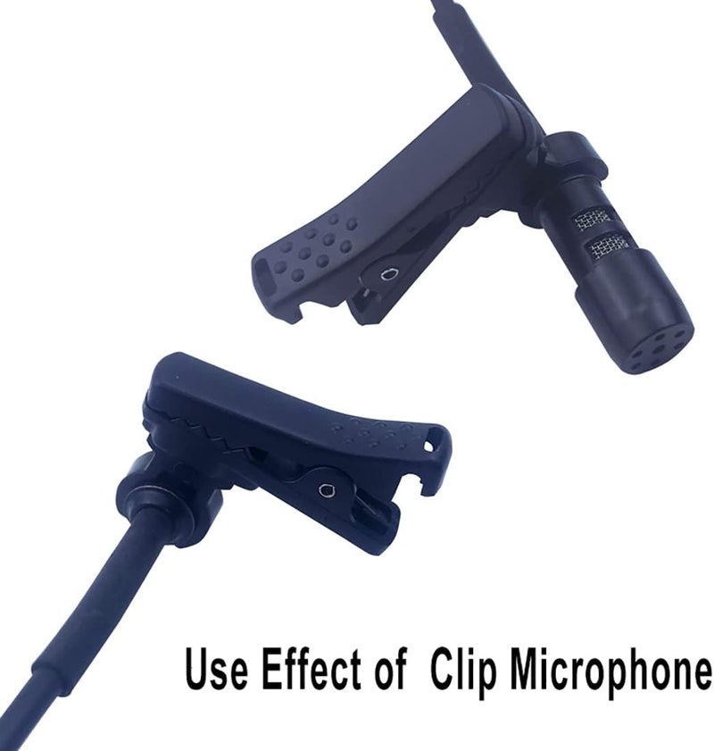CANFON ABS Plastic Lavalier Microphone Clip, Buckle Type Tie Clip for Sony UWP, Saramonic, Sennheiser, Boya Lavalier Lapel Microphone, Pack of 2 (6.5mm) - Image 5